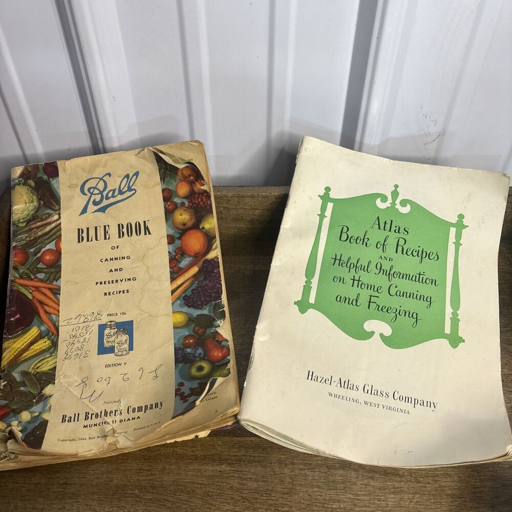 Vintage Canning Booklets-Ball And Hazel-Atlas Company